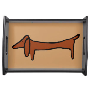 Dachshunds  Serving Tray