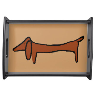 Dachshunds Serving Tray
