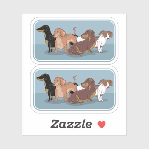 Dachshunds Sticker