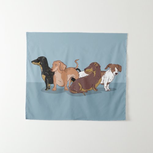 Dachshunds Tapestry