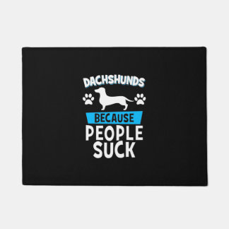 Dachshunds With My Friends Doormat