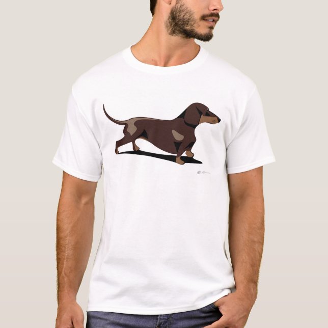 Dachsmania Dachshund Apparel T-Shirt (Front)