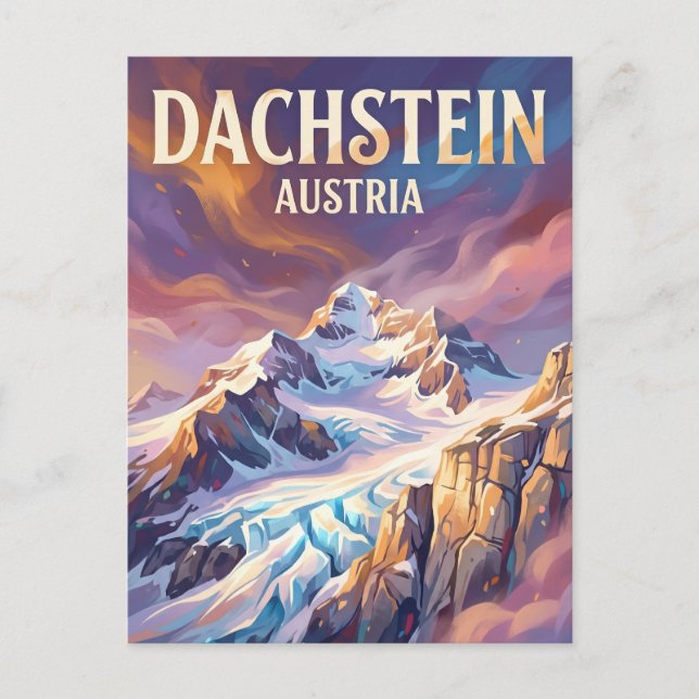 Dachstein Glacier Austria Postcard (Front)