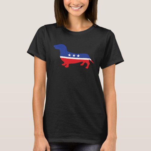 Dachsund Dog  Political Symbol Election Mascot T_Shirt