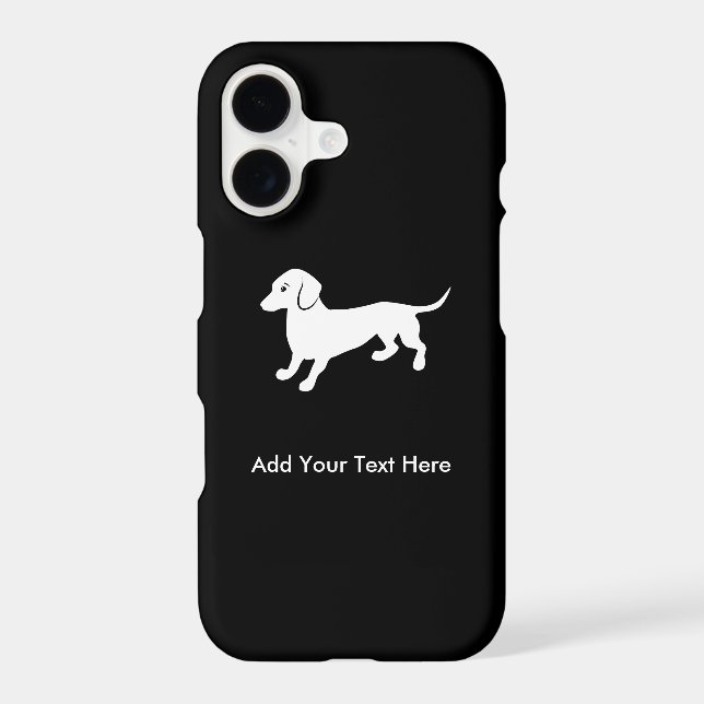 Dachsund Iphone Case (Back)