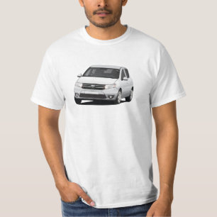 Dacia Sandero illustration - silver grey T-Shirt