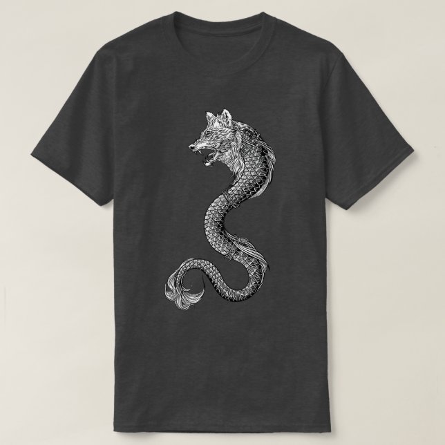 Dacian Wolf or Dacian Draco T-Shirt (Design Front)