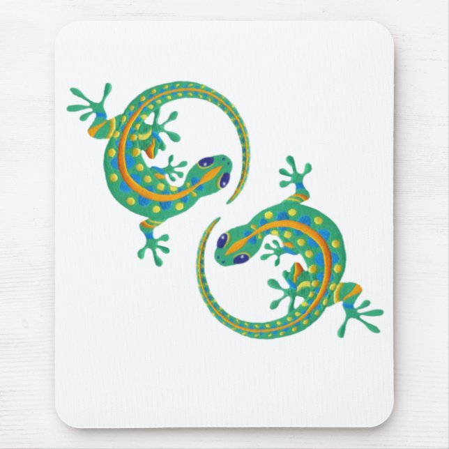 Daco art Lizards Mouse Pad (Front)