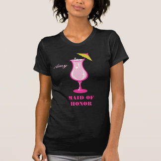 Dacquiri Glass with Ring Maid of Honor Shirt Favor