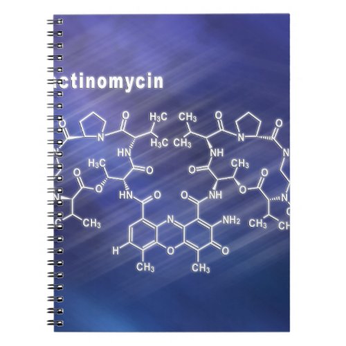 Dactinomycin cancer chemotherapy drug Structural Notebook