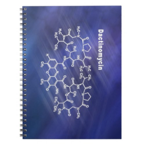 Dactinomycin cancer chemotherapy drug Structural Notebook