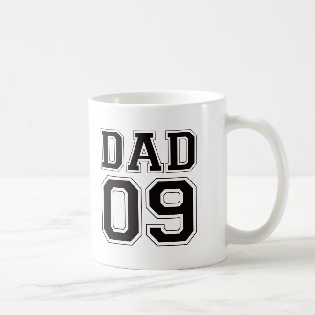 Dad 2009 - Black Coffee Mug (Right)