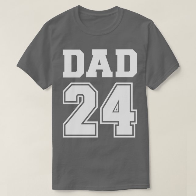 Dad 2024 for new daddy to be T-Shirt (Design Front)