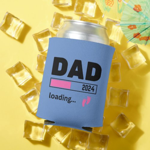 dad 2024 loading its a girl baby Pregnancy Can Cooler