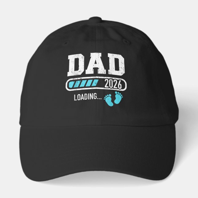 Dad 2026 Loading Soon To Be Dad 2026 Hat (Front)