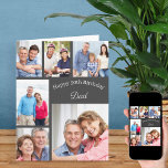 Dad 6 Photo Collage Any Age Big Happy Birthday Card<br><div class="desc">Create your own birthday card for dad with a photo collage made from 6 of your favorite photos. The template is set up to work for any age and you can edit dad to daddy, papa or whatever term of endearment you use for your father. You can also edit the...</div>