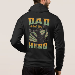 Dad A Son's First Hero Hoodie