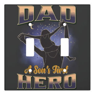 Dad A Son's First Hero Light Switch Cover