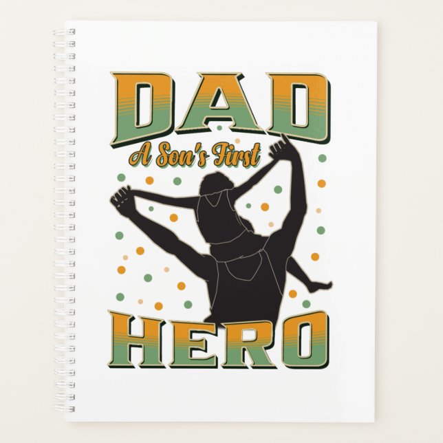 Dad A Son's First Hero Planner (Front)