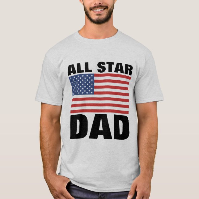 DAD ALL STAR DAD T-SHIRTS (Front)