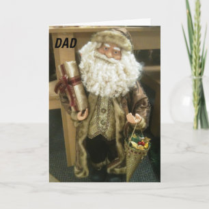 "DAD" ALL THAT IS MERRY IS WISHED TO YOU HOLIDAY CARD