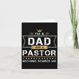 Dad Amp; Pastor Nothing Scares Me Gift Card