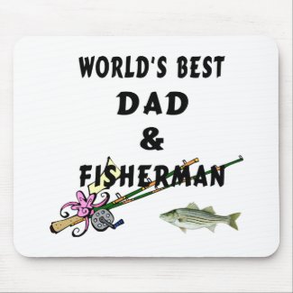 Dad And Fisherman Mouse Pad