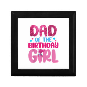 Dad And Mom Birthday Girl Family Matching Gift Box