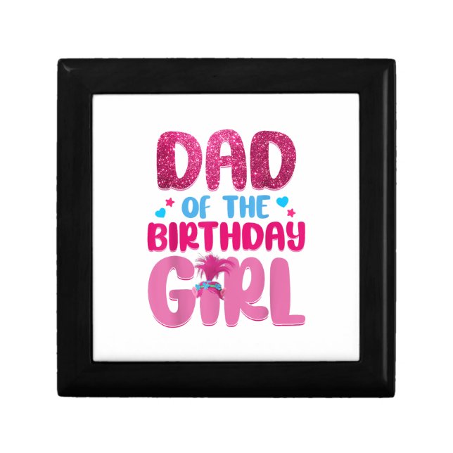 Dad And Mom Birthday Girl Family Matching Gift Box (Front)
