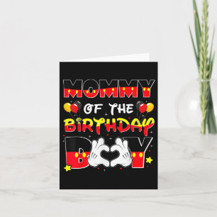 Dad And Mom Mommy Of The Birthday Boy Tee Family P Card