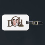 Dad And Son - Dad and Son Photo Frame Luggage Tag<br><div class="desc">Dad And Son - Dad and Son Photo Frame</div>