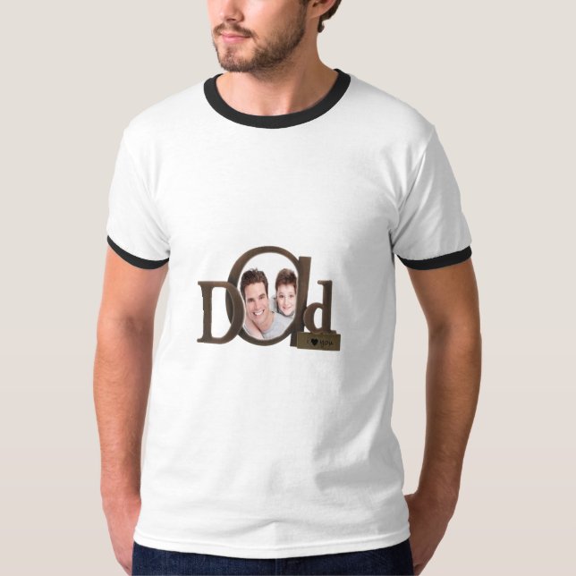 Dad And Son - Dad and Son Photo Frame T-Shirt (Front)