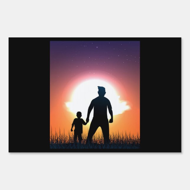 Dad And Son | Father Son Bestfriend Sign (Front)