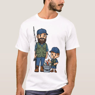 Dad and Son Fishing Day T-Shirt
