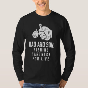 Dad And Son Fishing Partners For Life Matching Boy T-Shirt