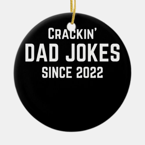 Dad Announcement Gift New First Time To Be Dad Ceramic Ornament
