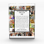 Dad appreciation | Fathers Day 22 Photo Collage Acrylic Award<br><div class="desc">Celebrate your dad this Father’s Day with a heartwarming 22-photo collage highlighting "10 Things We Love About You." Personalize it with cherished family memories and meaningful captions to create a thoughtful and unique keepsake that shows just how much he means to you. Perfect for gifts or home decor!</div>