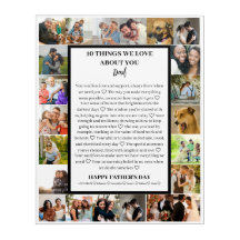 Dad appreciation | Fathers Day 22 Photo Collage
