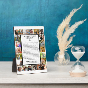 Dad appreciation   Fathers Day 22 Photo Collage Plaque