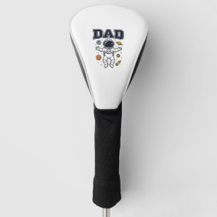 Dad Astronaut Space Vector Shirt Design_1 Golf Head Cover