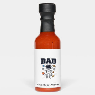 Dad Astronaut Space Vector Shirt Design_1 Hot Sauces
