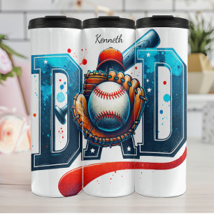 Dad Baseball: Ultimate Sports Fan Thermal Tumbler