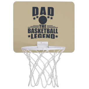 Dad basketball legend mini basketball hoop