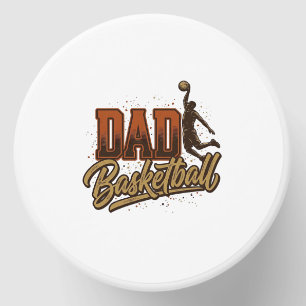 Dad Basketball Vintage Engraving Shirt Design_1 Mini Candle Favors