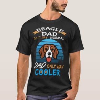 Dad - Beagle Dad Cooler T-Shirt