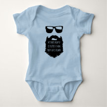 Dad beard Baby One Piece Body Suit