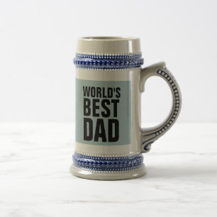 DAD BEER STEIN -WORLDS BEST FATHER'S DAY
