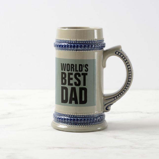 DAD BEER STEIN -WORLDS BEST FATHER'S DAY (Right)
