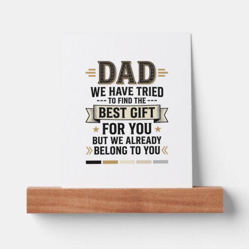 Dad Best Gift Belong to You Vintage Vector Shirt_1 Picture Ledge
