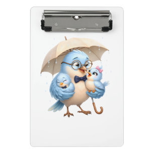 Dad Bird Mini Clipboard Office Gift